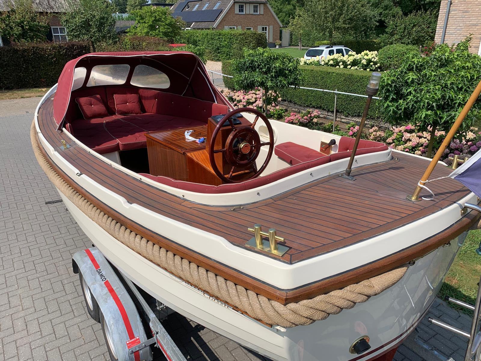 Interboat 21 Classic vetus 33pk 4 cilinder in nieuwstaat!, Ophalen, Zo goed als nieuw, Interboat, Elektrische start