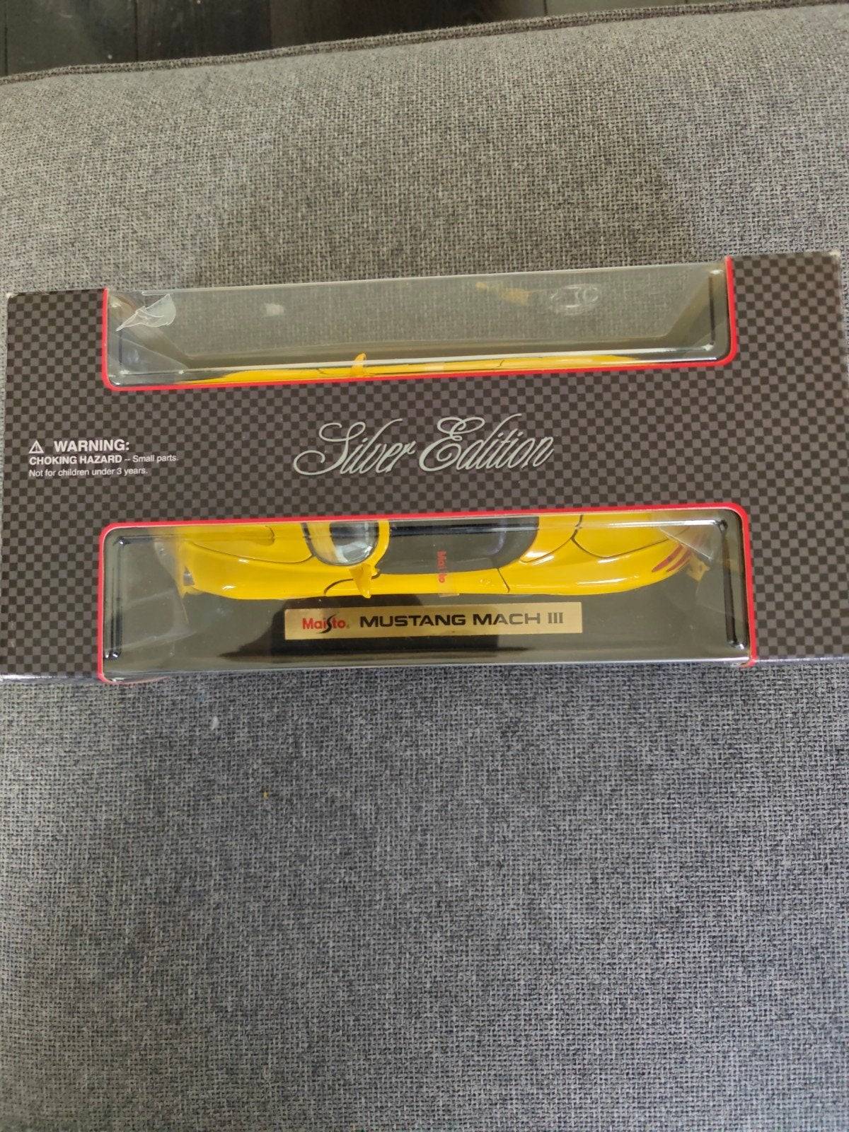 Maisto Mustang Mach III Silver Edition modelauto, Ophalen of Verzenden