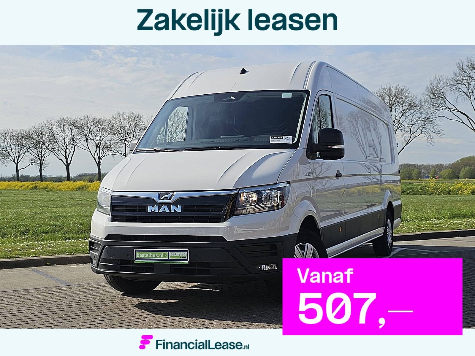 M.A.N. TGE 3.140 l5h3 extralang nieuw, Voorwielaandrijving, Gebruikt, Euro 6, 4 cilinders