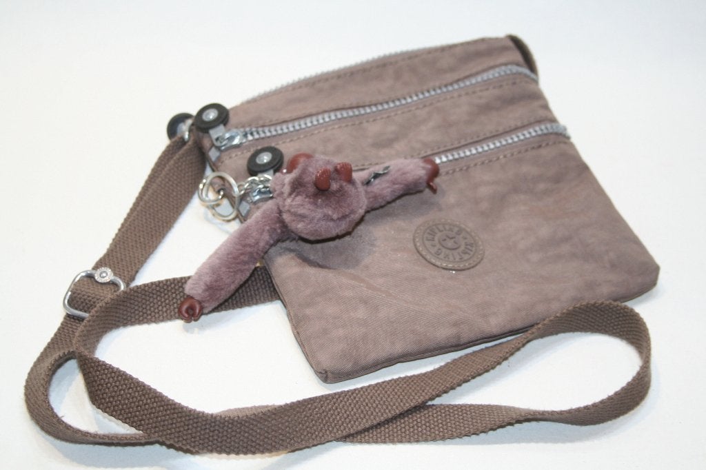 Kipling K15178 Klein schouder / crossovertasje model Alvar, Verzenden, Gebruikt, Bruin, Handtas