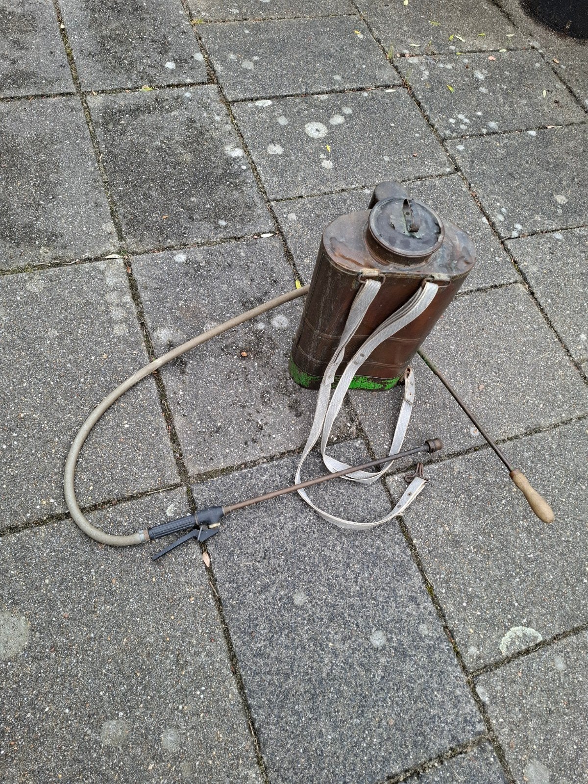 Rugspuit, rugsproeier. Flox Birchmeier. 10 liter. Koper, Ophalen