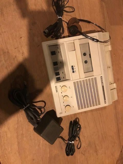 mini cassette recorder player dictafoon Philips, Audio, Tv en Foto, Cassettedecks, Ophalen of Verzenden, Enkel, Philips