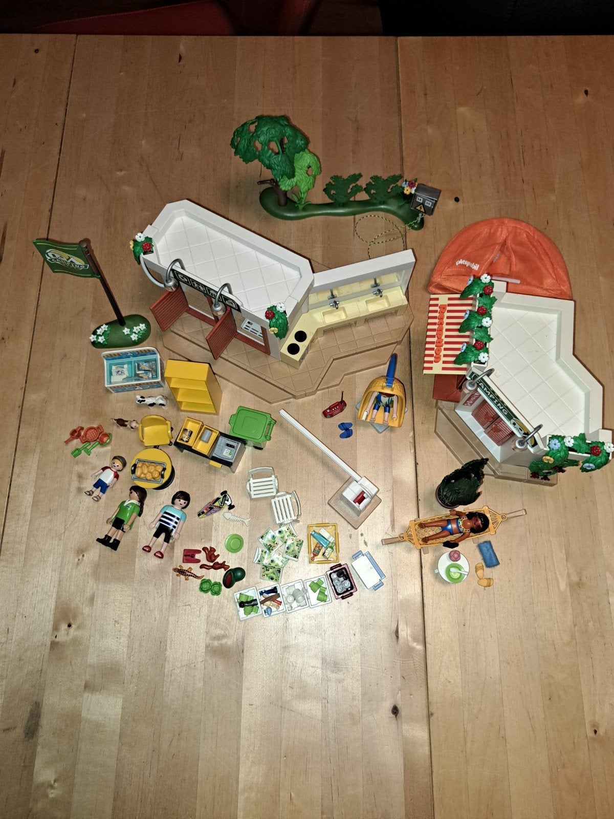 Playmobil camping, Kinderen en Baby's, Speelgoed | Houten speelgoed, Ophalen of Verzenden, Zo goed als nieuw