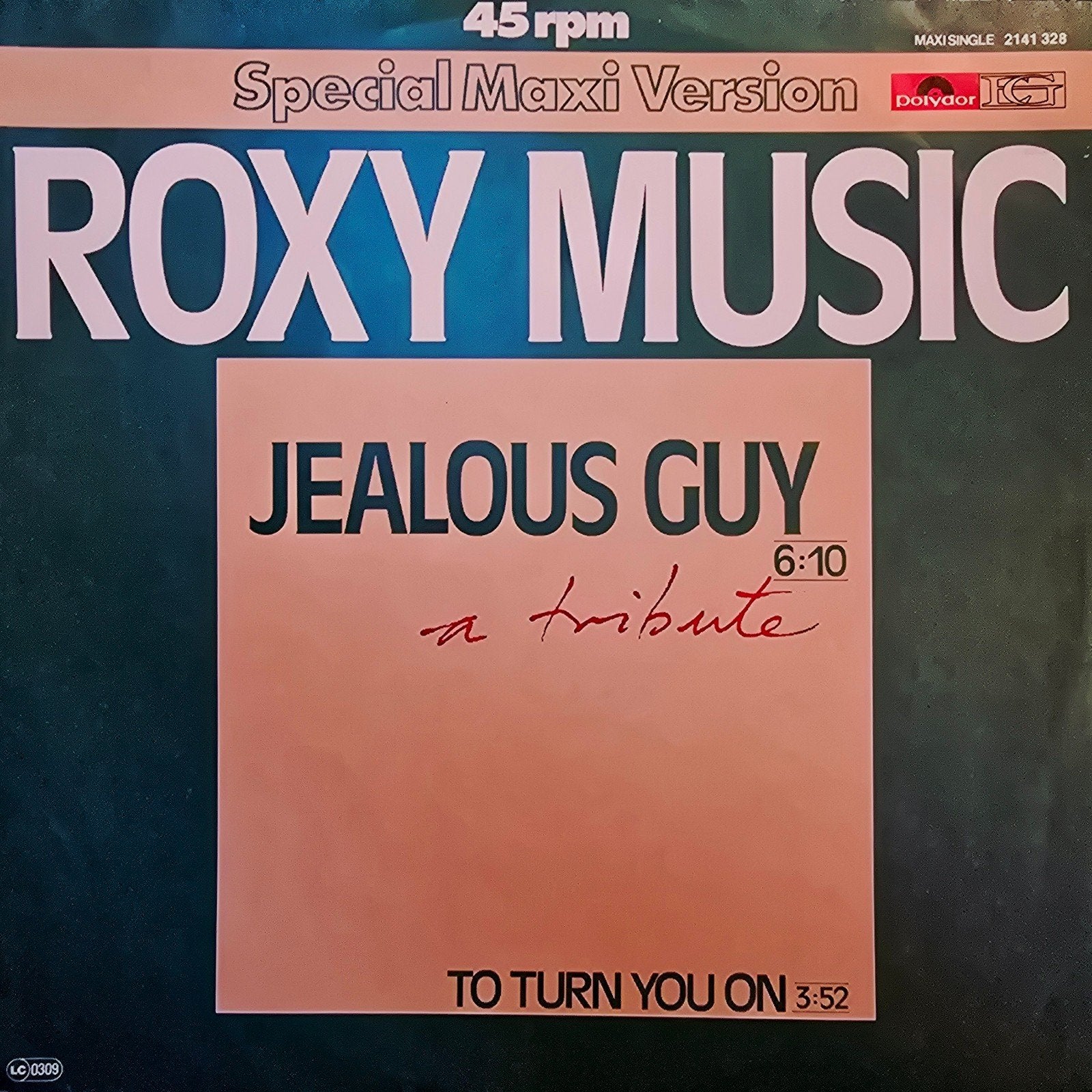 Roxy Music - Jealous Guy (Special Maxi Version) - Nieuwstaat, EP, Verzenden, New wave, Zo goed als nieuw