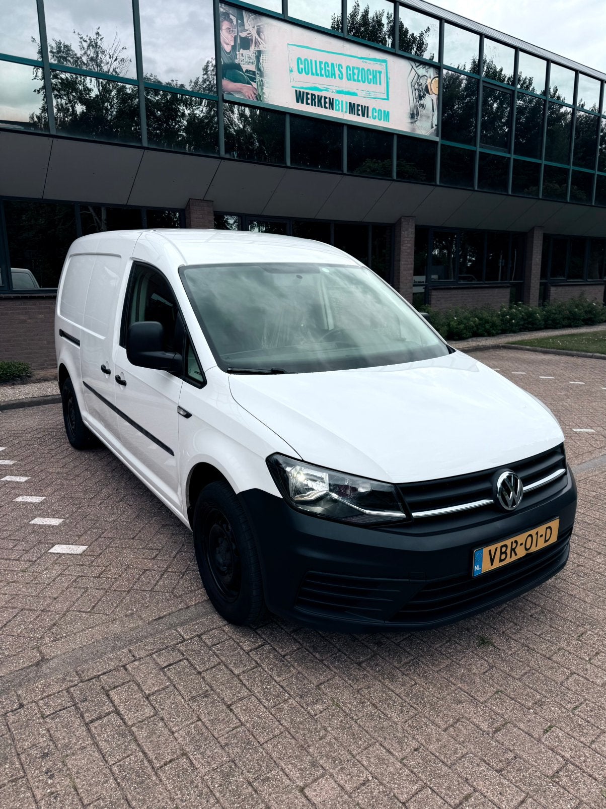 Volkswagen Caddy kM 185Maxi 2.0 TDI L2h1 75pk 2019 Wit, Auto's, 74 pk, 4 cilinders, Volkswagen, Wit