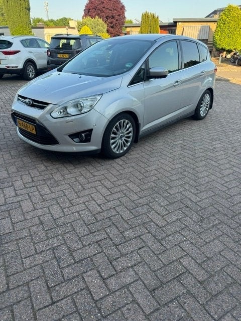 Ford C-Max 1.6 Scti Ecoboost Titanium110KW 2011 Grijs, Auto's, Voorwielaandrijving, 1596 cc, Zwart, 4 cilinders