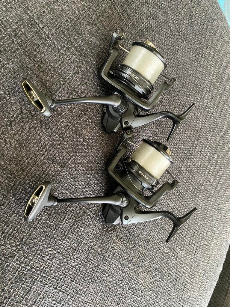 2x shimano ultegra 5500 xtd, Watersport en Boten, Hengelsport | Karpervissen, Ophalen, Gebruikt, Molen
