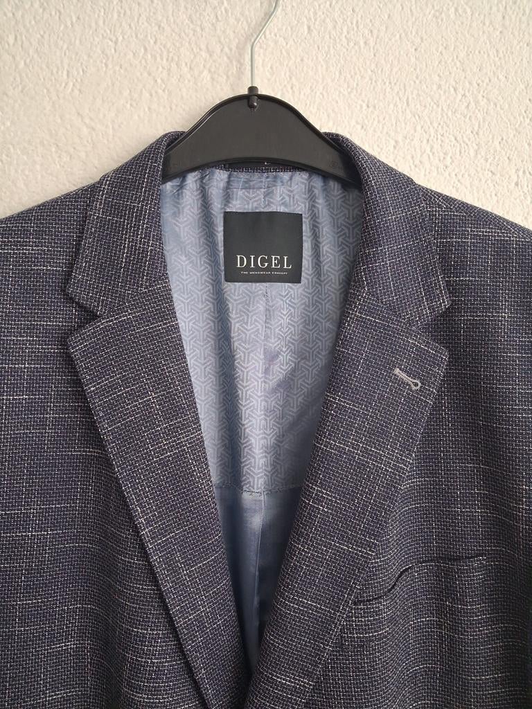 Digel Heren Colbert Maat 58 - Stijlvol en Comfortabel, Blauw, Digel, Overige maten, Ophalen of Verzenden