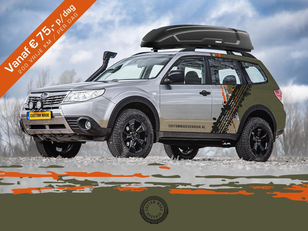 Subaru Forester 2.0 AWD Custom Made Verhuur v.a. 75,- p/dag, 1994 cc, 4 cilinders, Origineel Nederlands, Bedrijf