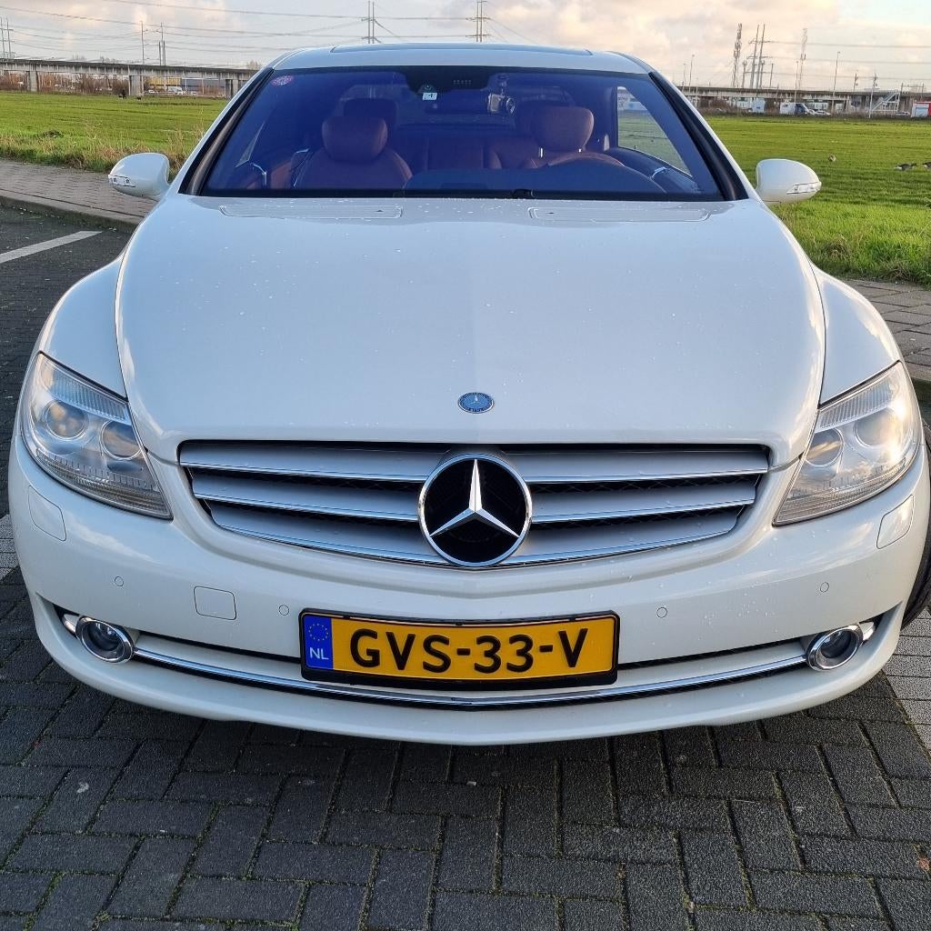 Mercedes-Benz Mercedes CL 600 AMG 2007 Wit, Auto's, Mercedes-Benz, Automaat, CL, 4 stoelen, USB