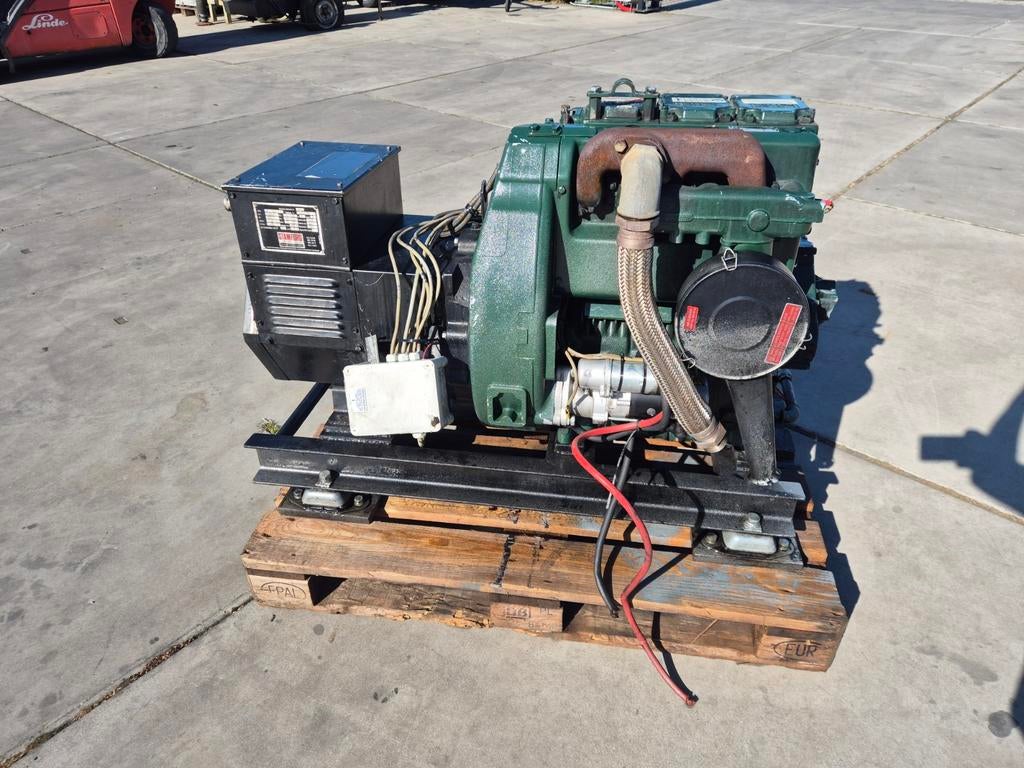 Lister Petter 25 kva aggregaat, Gebruikt, Elektrisch startend, Dieselolie, Ophalen of Verzenden