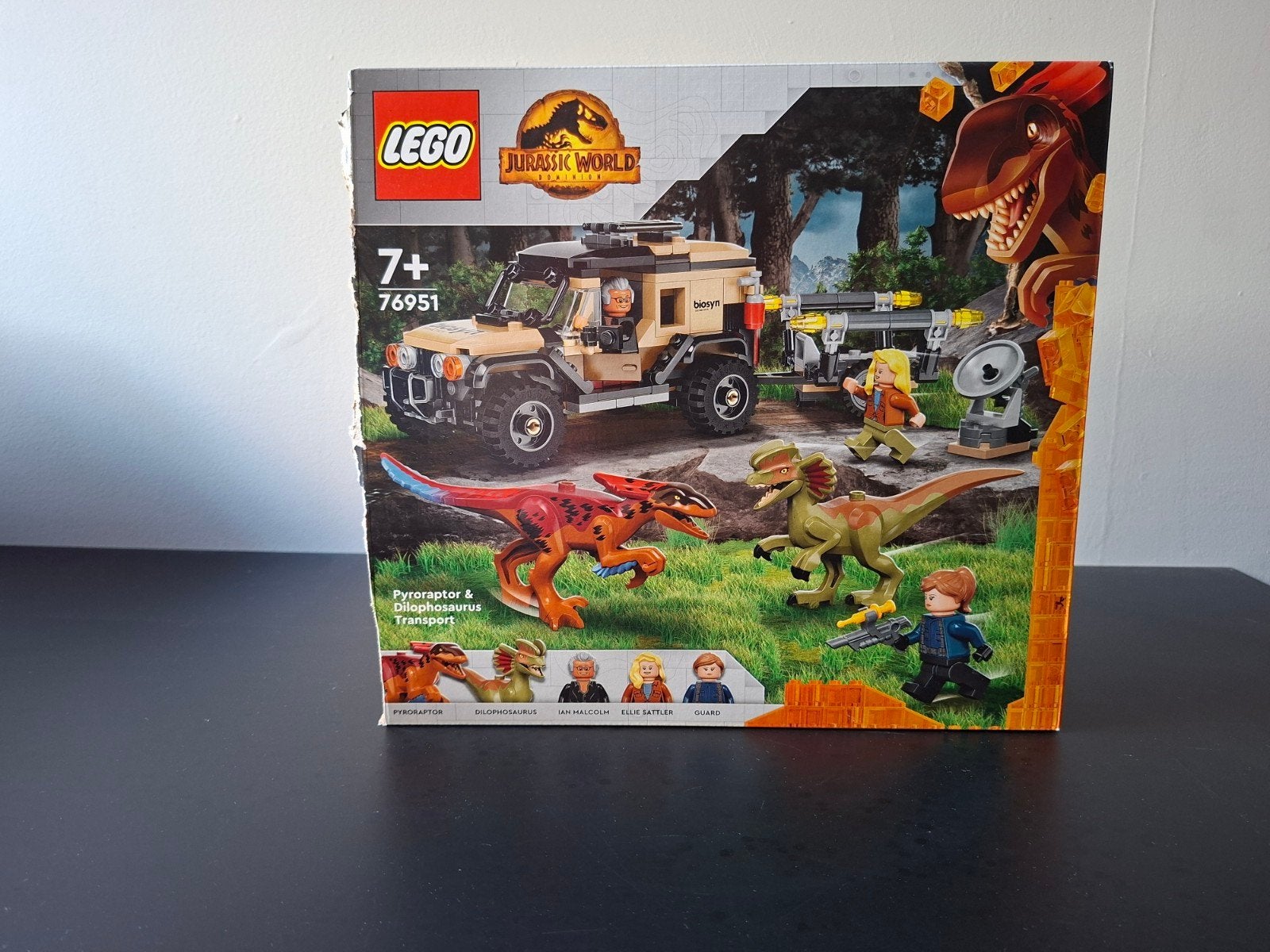 LEGOJurassic World 76951 Pyroraptor & Dilophosaurus Transpor, Ophalen of Verzenden, Zo goed als nieuw, Overige merken