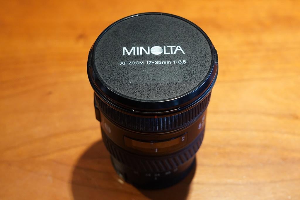 Minolta 17-35 f/3.5 G, Ophalen of Verzenden, Gebruikt, Groothoeklens, Zoom
