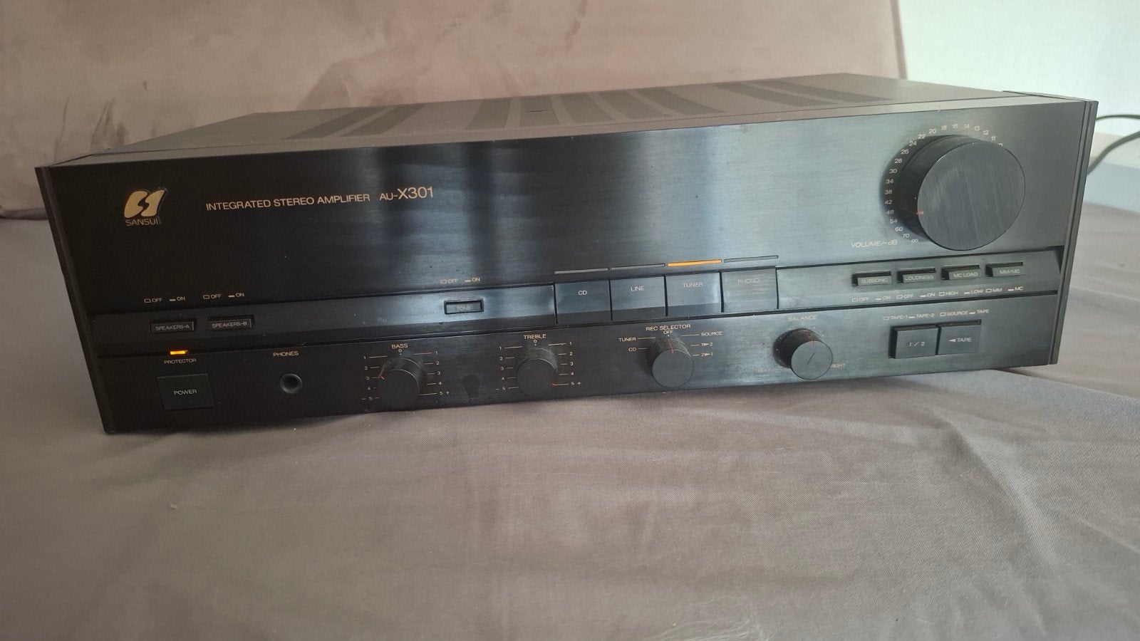 Sansui AU-X301 Geïntegreerde Stereo Versterker, Overige merken, Gebruikt, Ophalen of Verzenden, 120 watt of meer