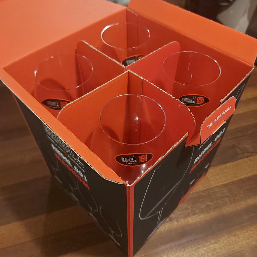 Nieuwe Riedel Wine Friendly 001 Magnum wijnglazen, Nieuw, Ophalen of Verzenden, Overige merken, Glas