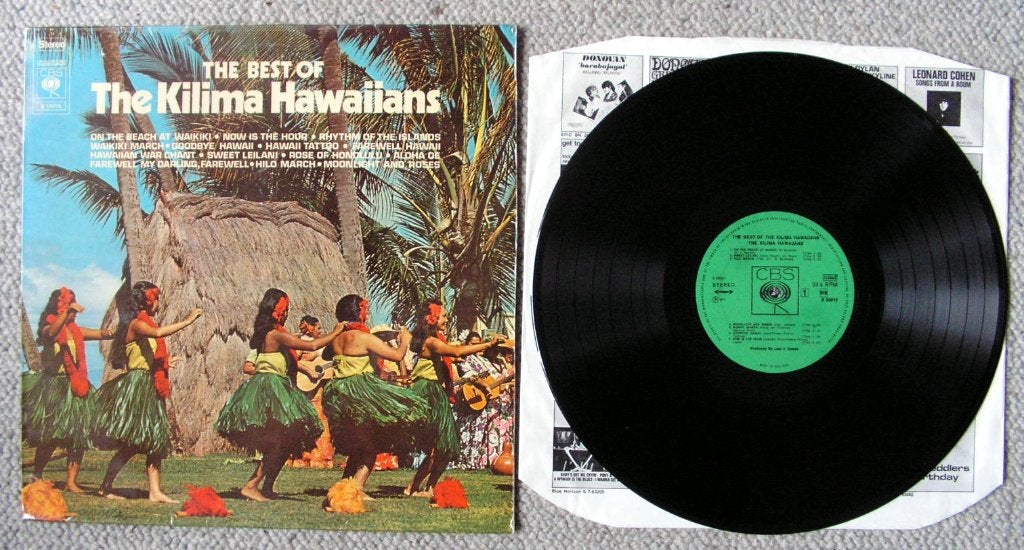 The Kilima Hawaiians – The Best Of 14 nrs LP 1971 ZGAN, Overige soorten, Ophalen of Verzenden, Inclusief binnenhoes, 12 inch