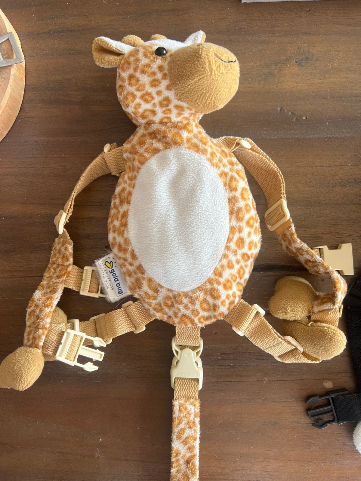 Kindertuigje /rugzakje giraf, Ophalen, Gebruikt