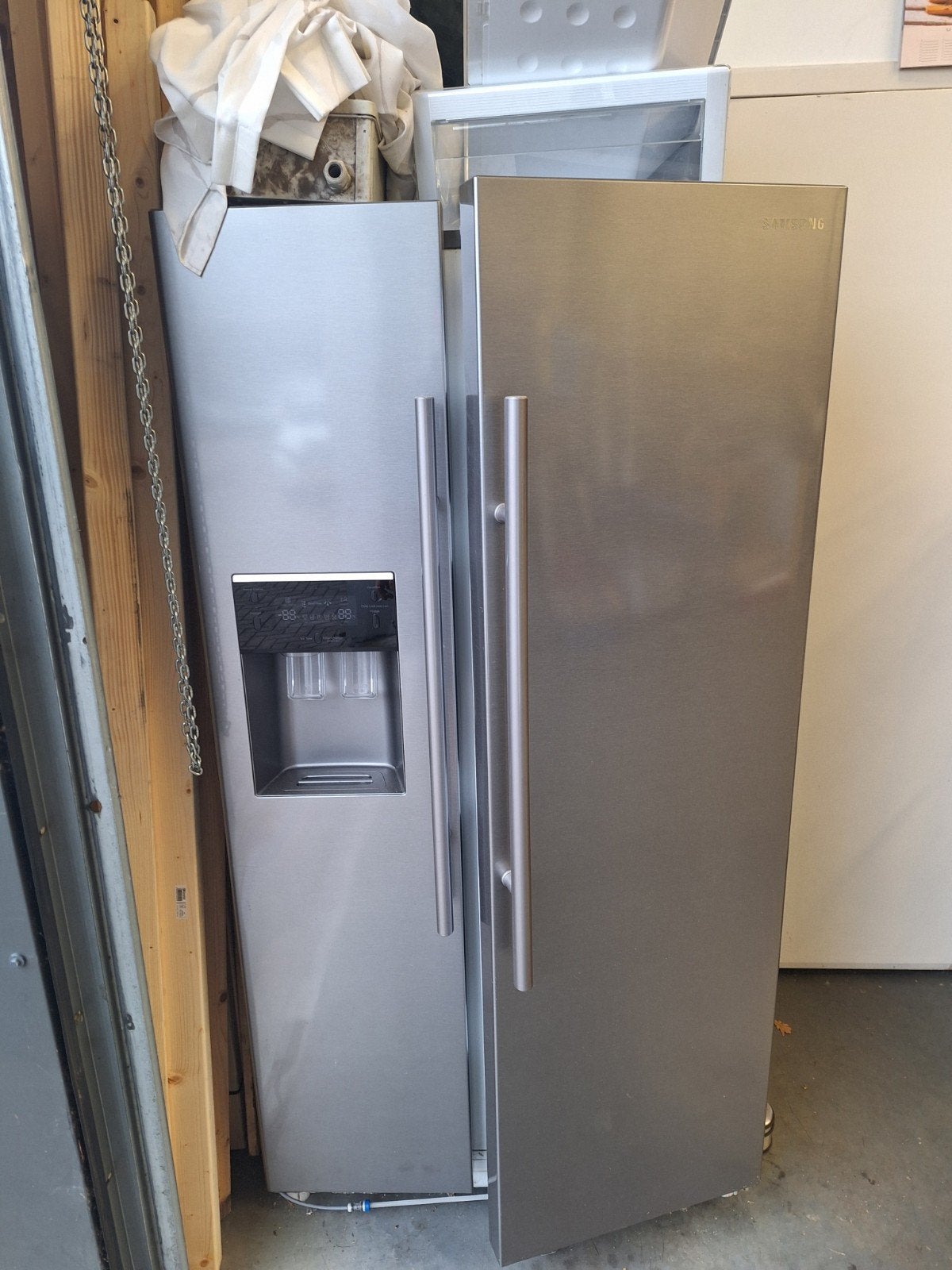 Samsung dubbeldeurs koelkast, Ophalen, Gebruikt, 160 cm of meer, Vrijstaand