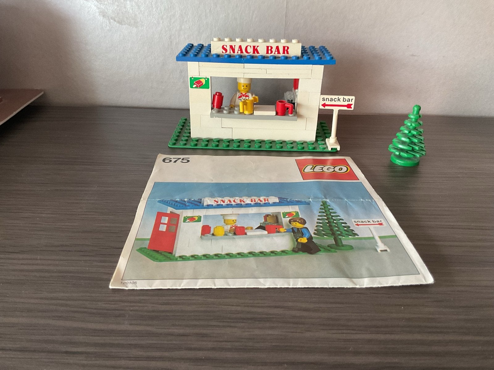 Vintage LEGO Snack Bar Set 675 met instructies, Kinderen en Baby's, Speelgoed | Duplo en Lego, Ophalen, Gebruikt, Overige thema's