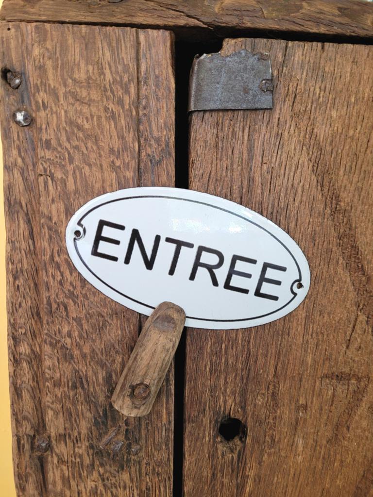 Entree bordje ~, Ophalen of Verzenden