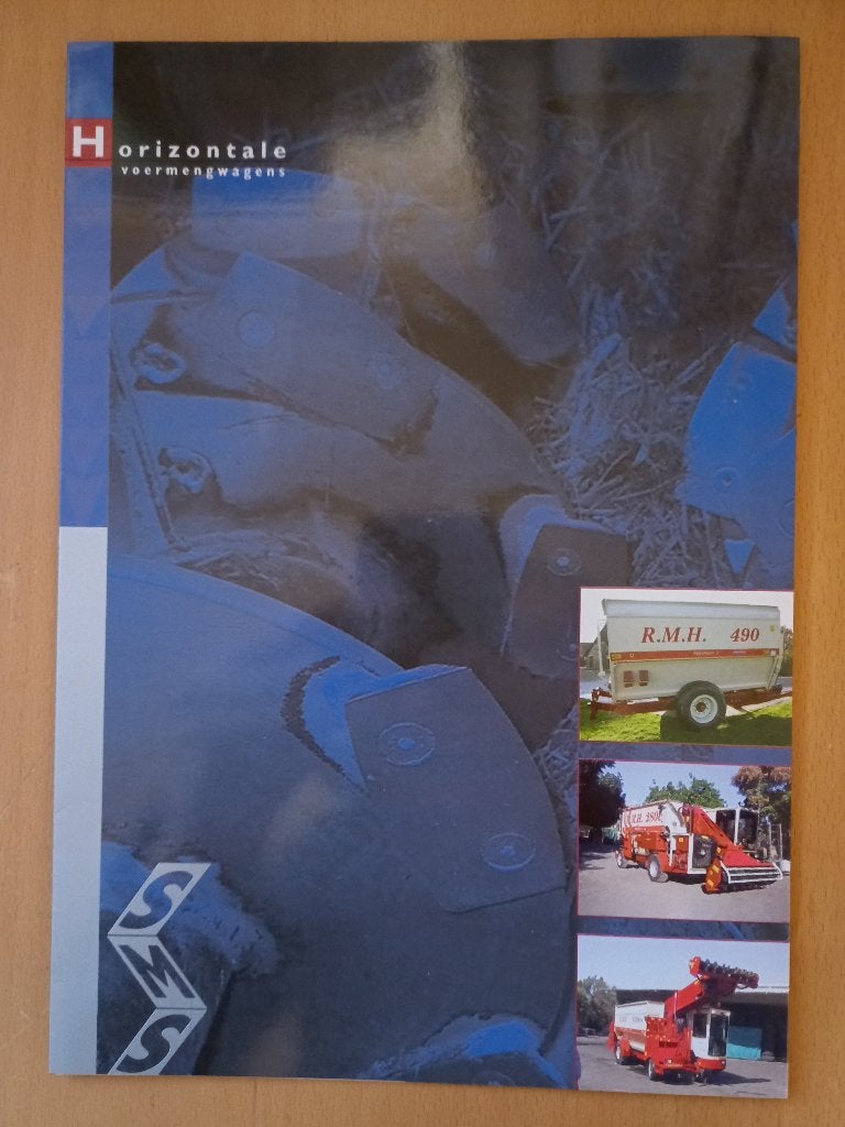 Folder R.M.H.voermengwagens 420-R, 490-R, 580, 630 en 705-R, Ophalen of Verzenden, Gelezen, Tractor en Landbouw