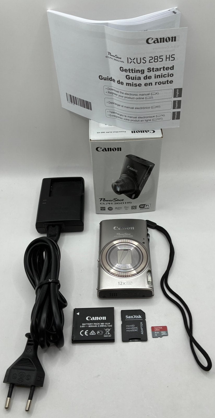 Canon PowerShot ELPH 360 HS - compact camera, Ophalen of Verzenden, Canon, 8 keer of meer