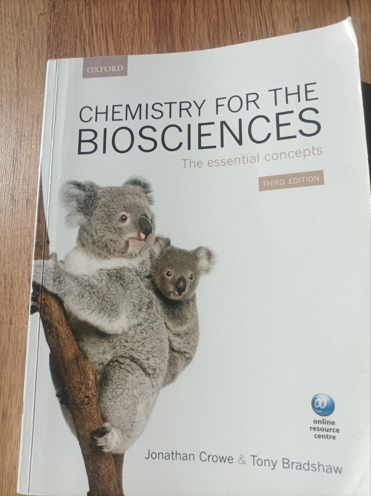 Chemistry for the Biosciences, Ophalen of Verzenden, Gelezen, Jonathan Crowe & Tony Bradshaw, Natuurwetenschap