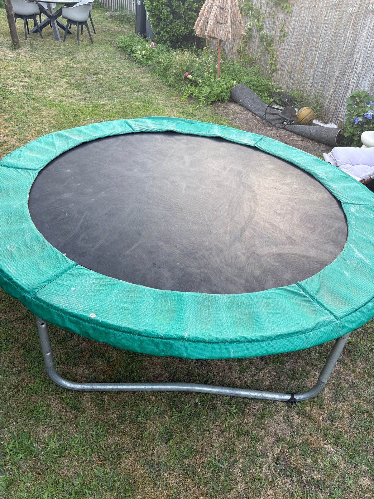 Gratis trampoline 235 cm, Ophalen, Gebruikt