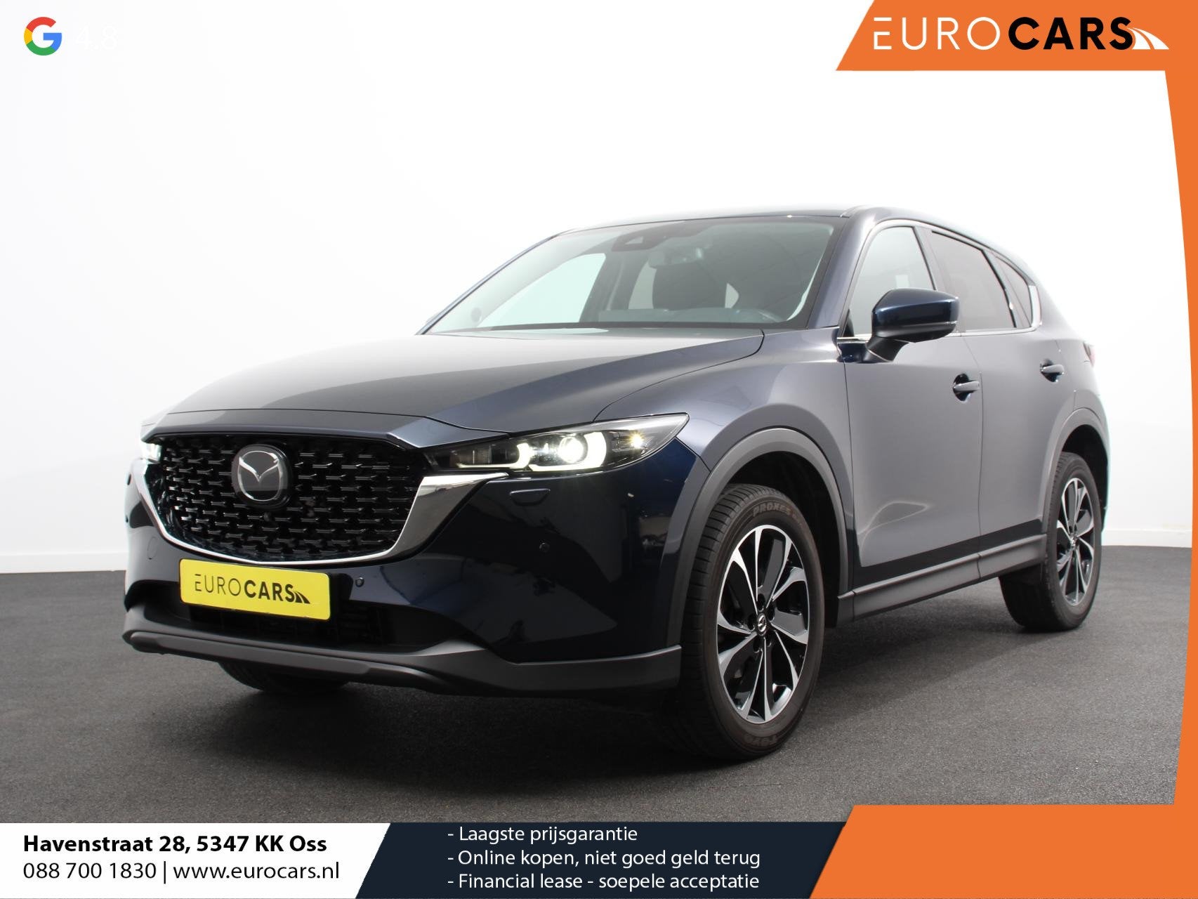 Mazda CX-5 2.0 SkyActiv-G 165pk Automaat Exclusive-Line Navi, Auto's, 1998 cc, Stof, Gebruikt, Euro 6