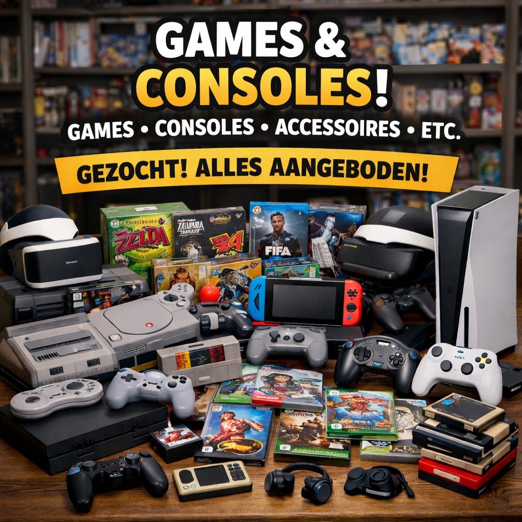 Gezocht: Games, Consoles, Accessoires, etc., Gebruikt, Overige genres, 1 speler, Ophalen of Verzenden
