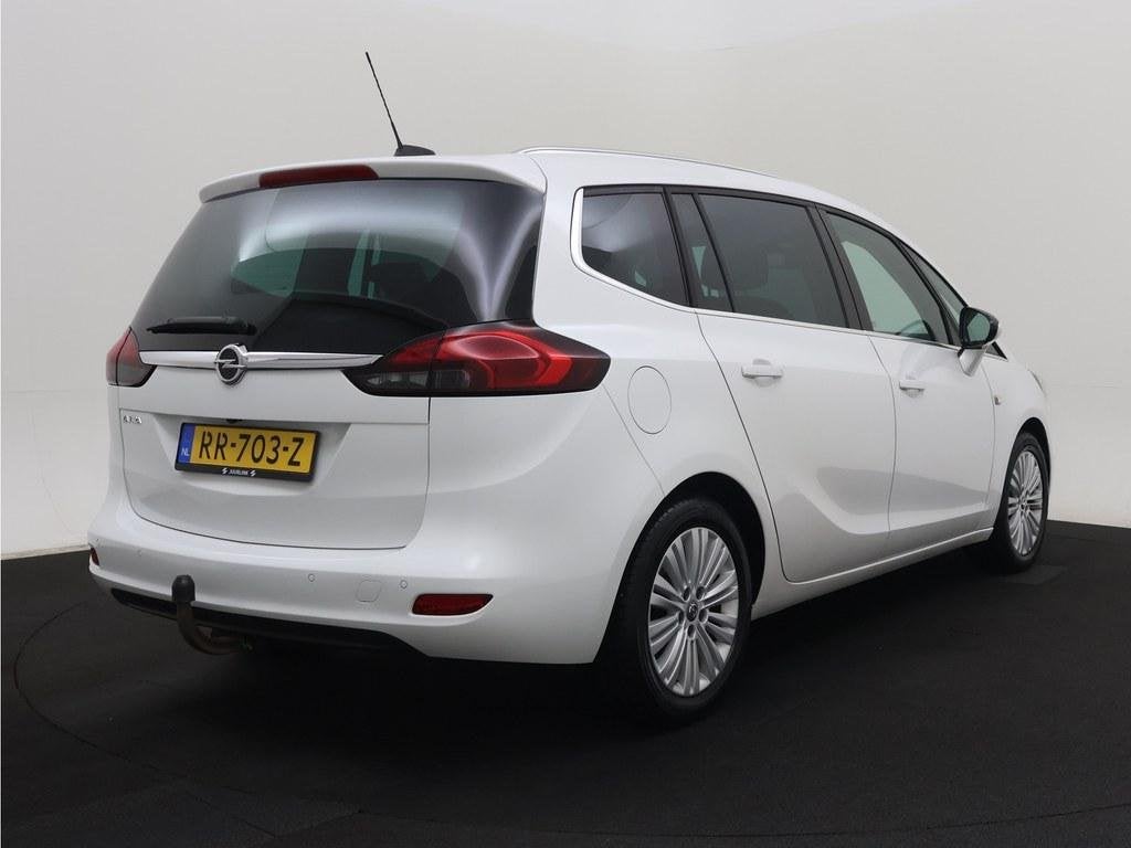 Opel Zafira 1.4 Turbo Executive 7p. Trekhaak/Camera/Leder/Ag, Auto's, Opel, Dealer onderhouden, Gebruikt, 4 cilinders, 7 stoelen