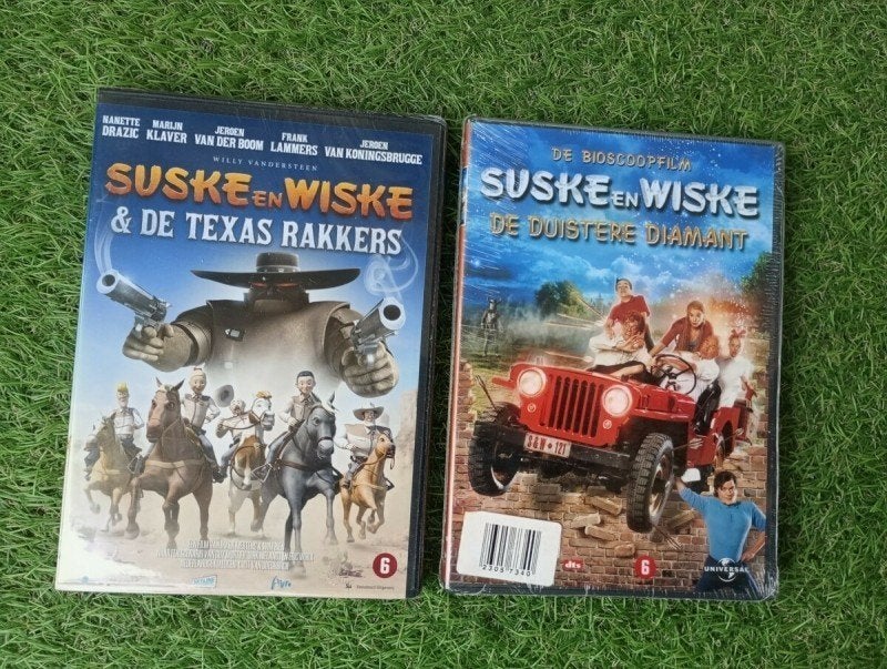 Suske en Wiske dvd 2x   Nieuw in de Verpakking, Avontuur, Alle leeftijden, Nieuw in verpakking, Film