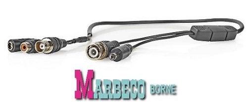 Microfoon, CCTV Mike voor camera bewaking systemen, Nedis, Overige typen, Nieuw, Info@marbeco.nl