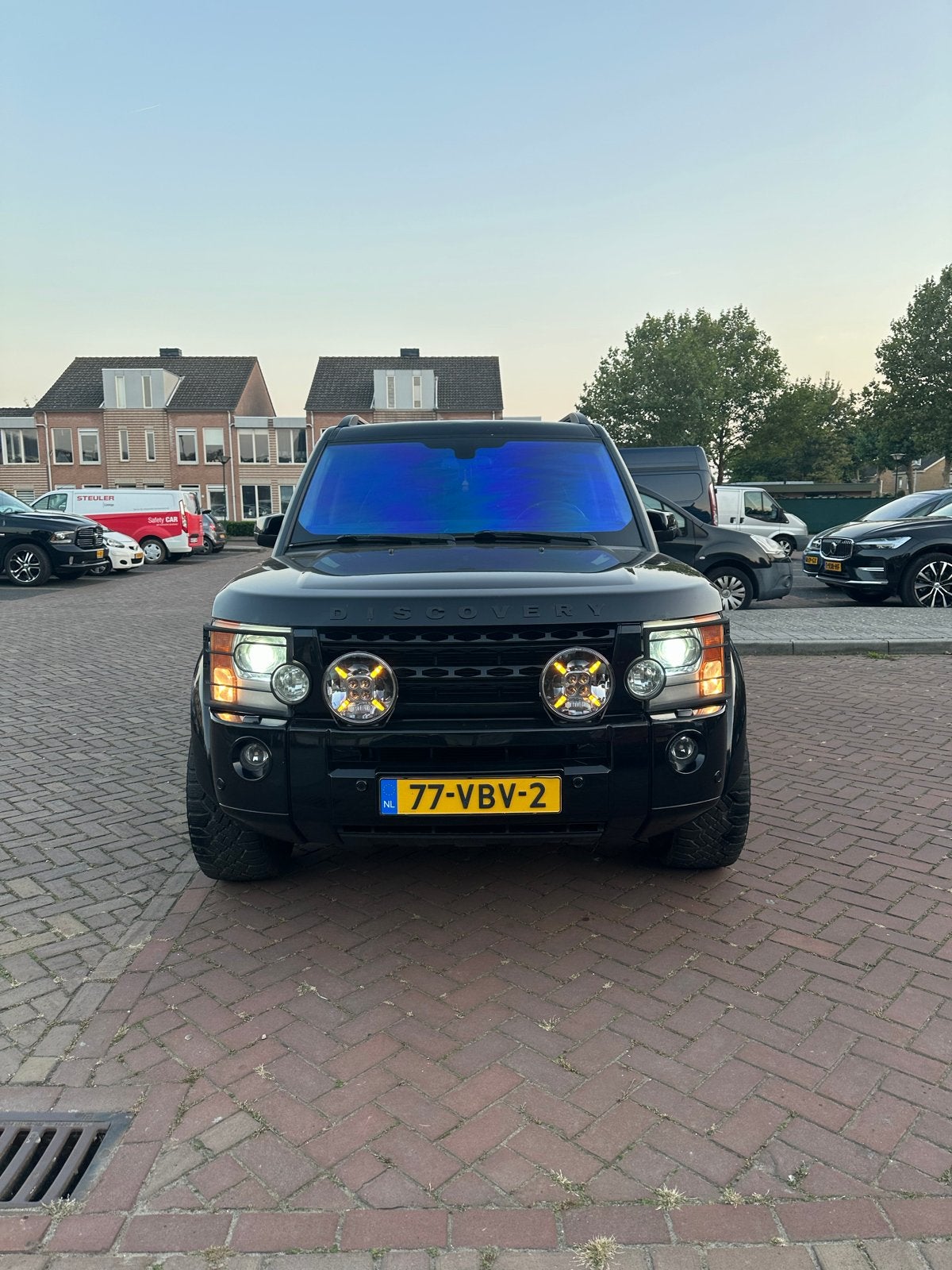 Bumper en gril discovery 3 met led verstralers, Auto-onderdelen, Ophalen of Verzenden, Bumper