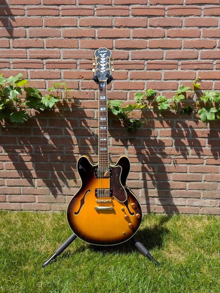 Epiphone Sheraton 2 - Goede staat met hardcase, Ophalen, Gebruikt, Semi-solid body, Epiphone