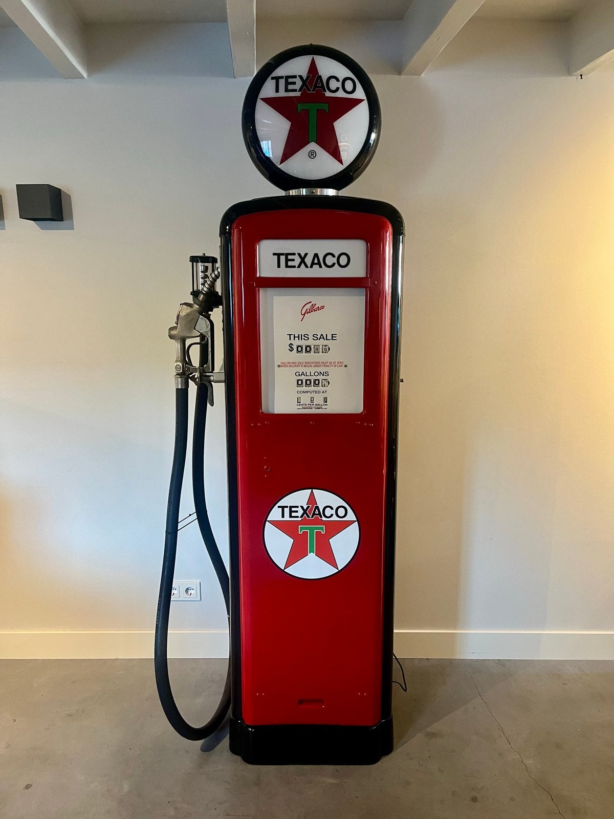 Texaco Benzinepomp Gilbarco, Verzamelen, Automaten | Overige, Ophalen, Zo goed als nieuw