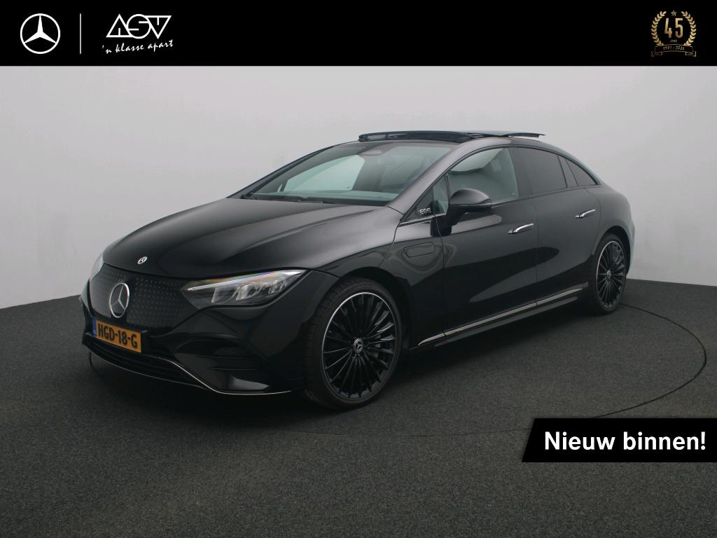 Mercedes-Benz EQE 300 AMG Business Solution 90 kWh Accu | Lu, Auto's, Mercedes-Benz, Achterwielaandrijving, 89 kWh, Zwart, Sedan