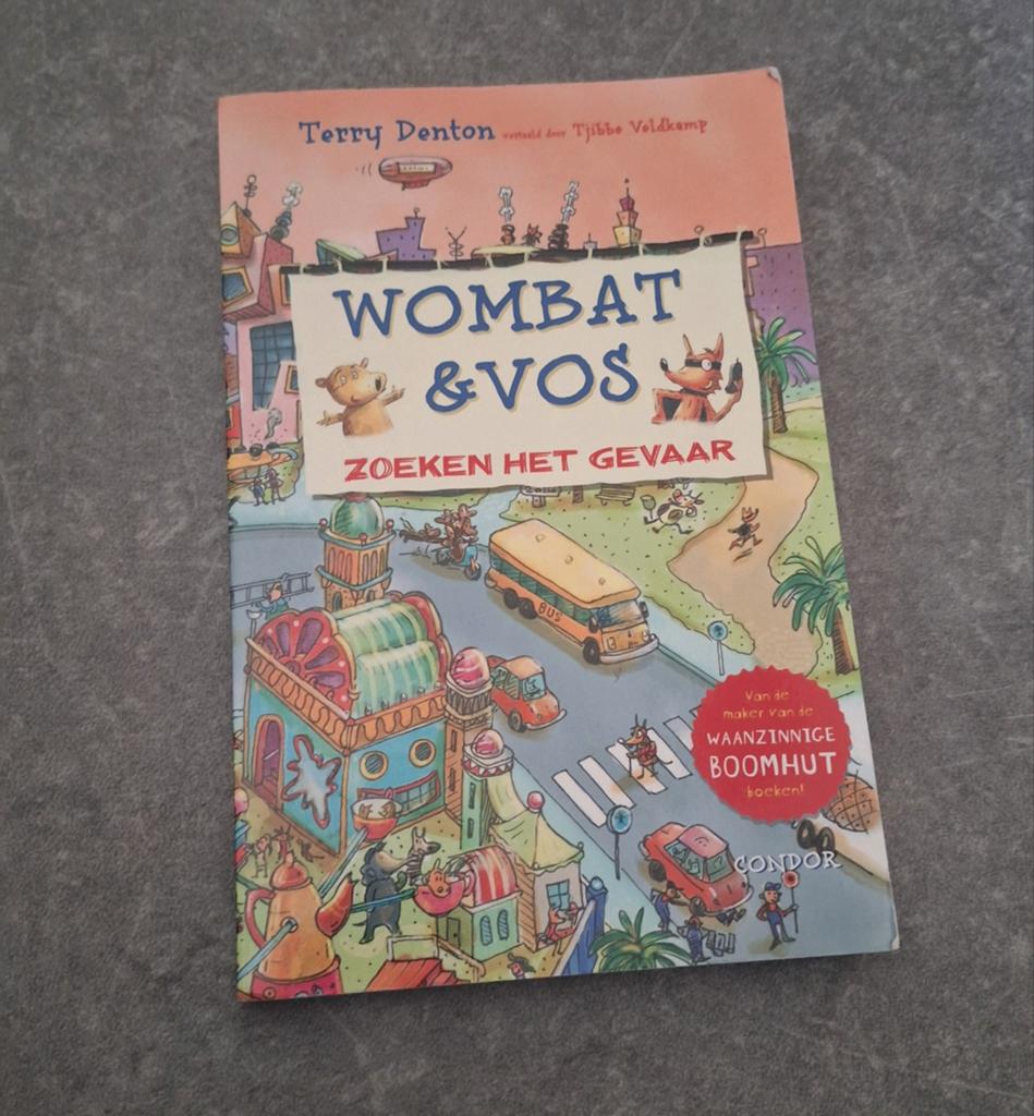 Wombat & Vos zoeken het gevaar, Gelezen, Terry Denton; Andy Griffiths, Fictie algemeen, Ophalen of Verzenden
