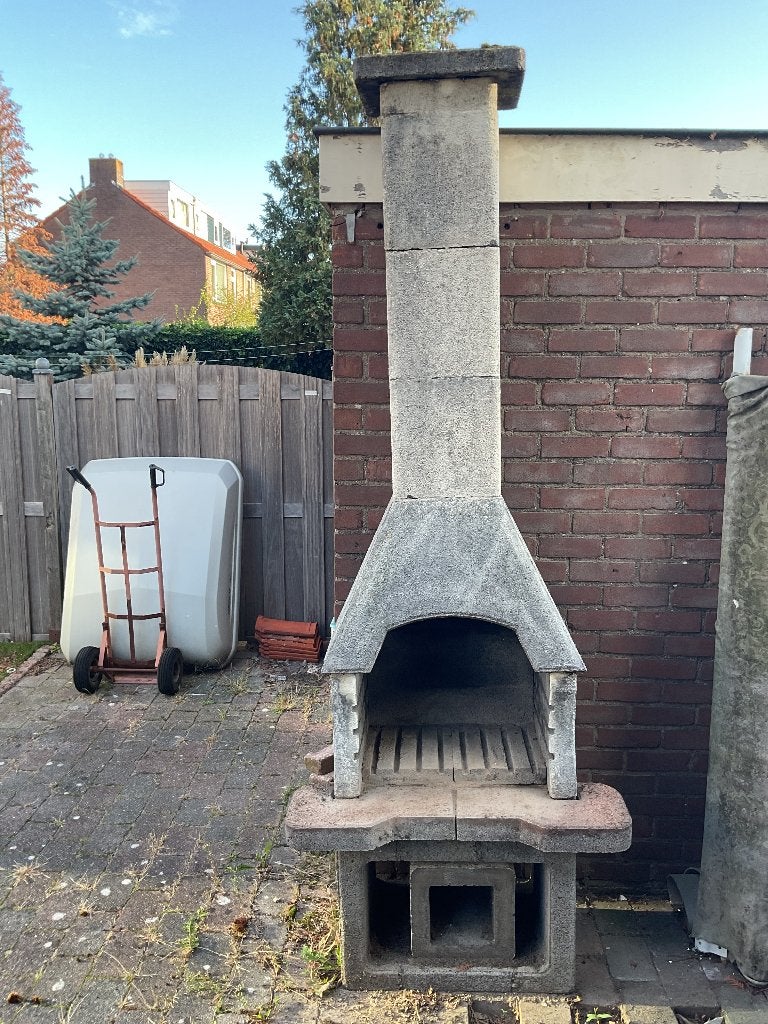 Stenen BBQ gratis af te halen, Ophalen, Gebruikt