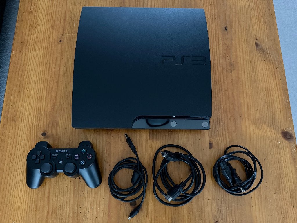 Sony PlayStation 3 Slim 160GB, Ophalen, Gebruikt, 160 GB, Met 1 controller