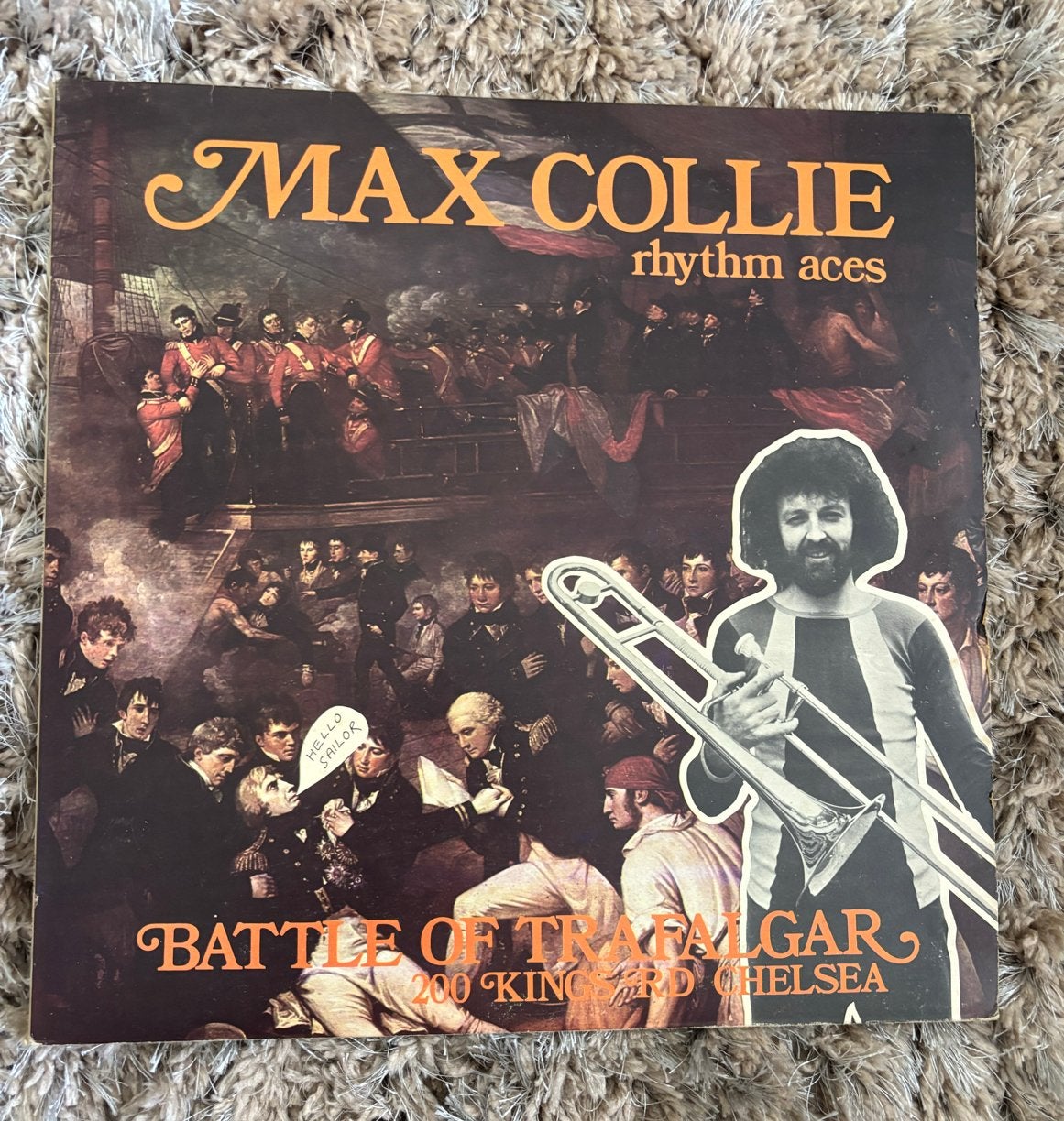 Max Collie Rhythm Aces - Battle of Trafalgar (Gesigneerd), Gesigneerd, Ophalen