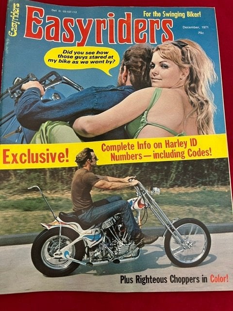 Easy Rider Magazine december 1971, Ophalen of Verzenden, Gelezen, Onbekend, Merk of Model