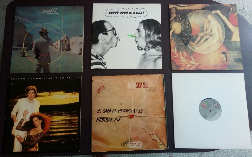 LP's - Genesis, Peter Gabriel, Meteors, Humble Pie etc., Ophalen, Gebruikt, Pop, LP