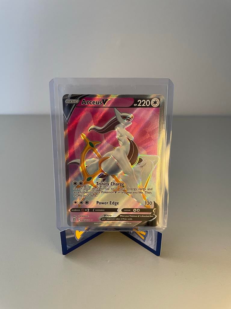 Arceus V #165 Pokemon Brilliant Stars - Goede staat, Ophalen of Verzenden, Zo goed als nieuw, Losse kaart, Foil
