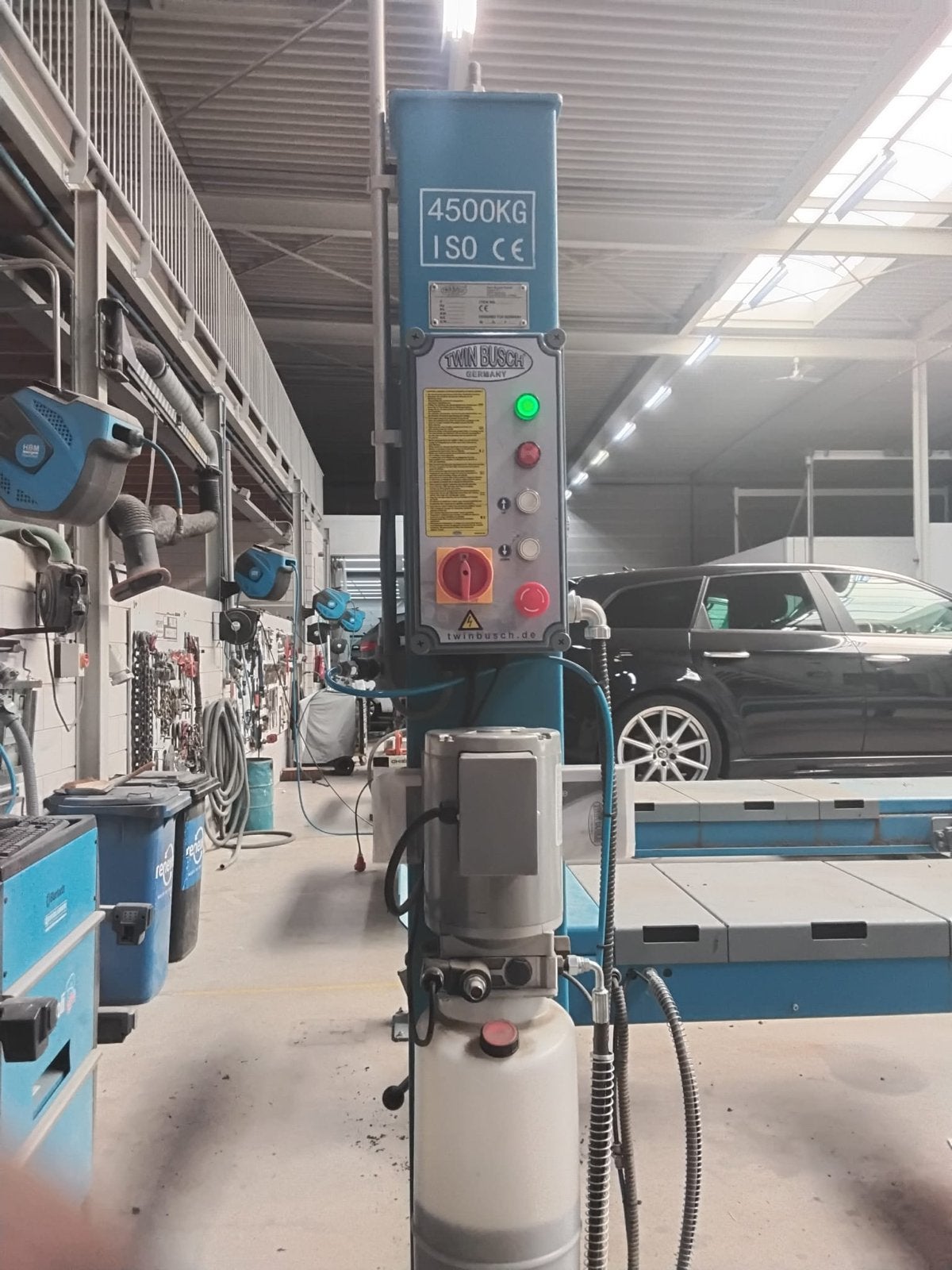 Twin Busch TW445-400 4500KG 4-koloms hefbrug, Auto diversen, Autogereedschap, Ophalen, Gebruikt, Info@twinbusch.de, Twinbusch