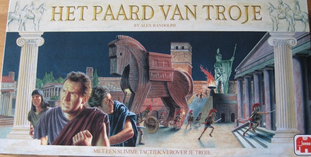 bordspel Het paard van Troje - 1994, Een of twee spelers, Ophalen of Verzenden, Zo goed als nieuw, Jumbo