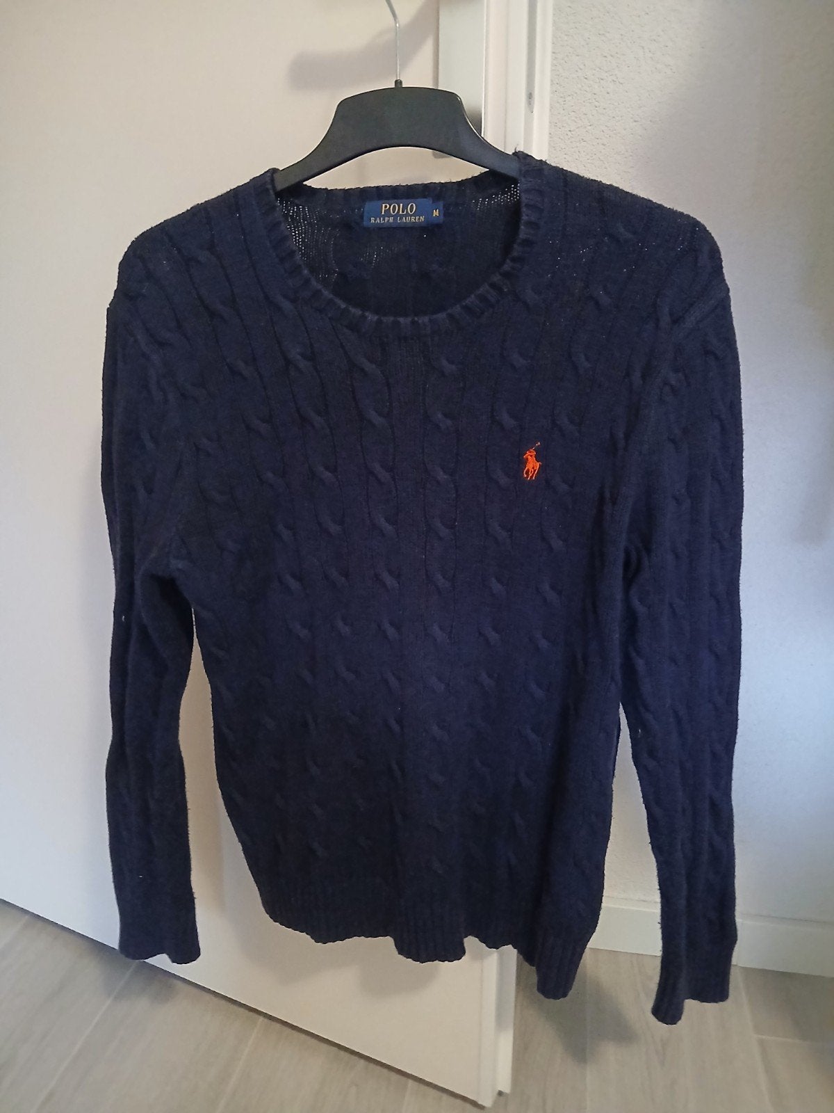 Kabeltrui Polo Ralph Lauren, Ophalen of Verzenden, Polo Ralph Lauren, Gedragen, Maat 48/50 (M)