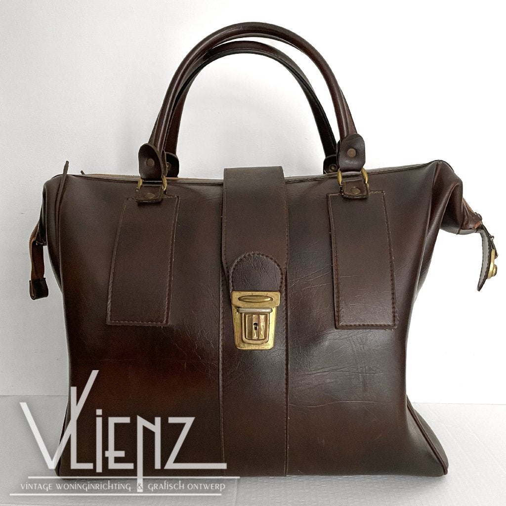 Grote, vintage dokterstas, brocante medicijntas, tas, Ophalen of Verzenden, Huis en Inrichting