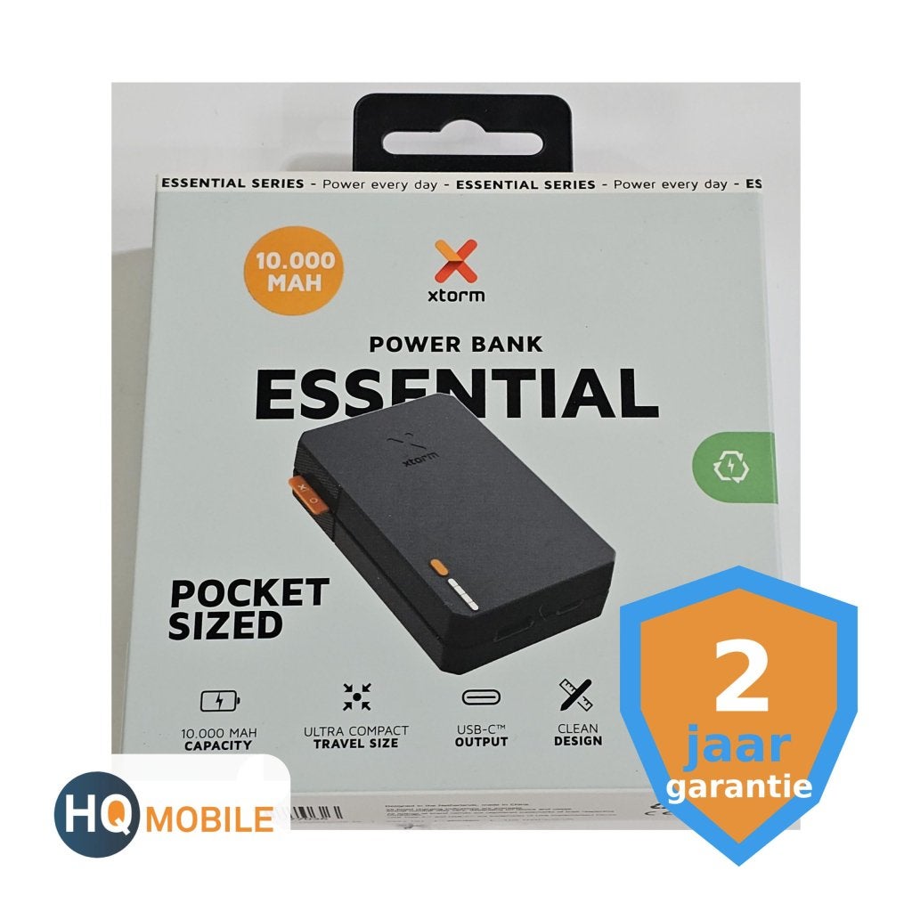 Xtorm Essential Powerbank - 10.000mAh - Grijs | Nieuw, Telecommunicatie, Powerbanks, Xtorm, Xtorm, Hoofdveste 19, 3992 DH Houten, Nederland