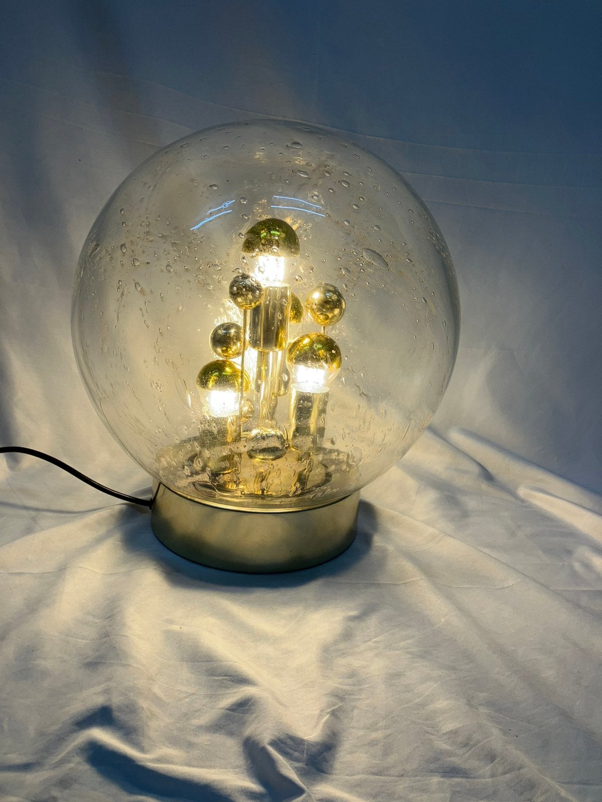 Doria Big Ball tafellamp hoogwaardig vintage design lamp!, Ophalen, Gebruikt, Handgemaakt, Design